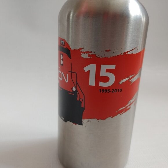 RETRO CN Railway Water Bottle Stainless Steel Carabiner Style 15 Year Ce… - Picture 6 of 10